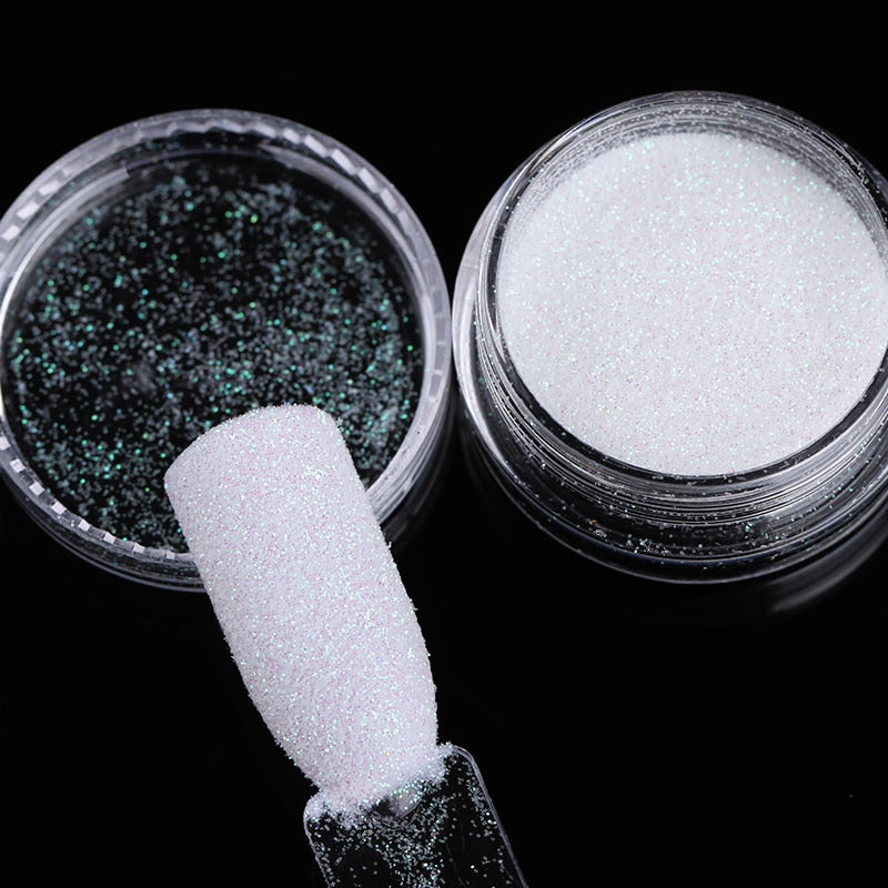 Holographics Nail Powders Laser Shiny Nail Glitters Dust Decorations For Nail Art Chrome Pigment DIY Accessories