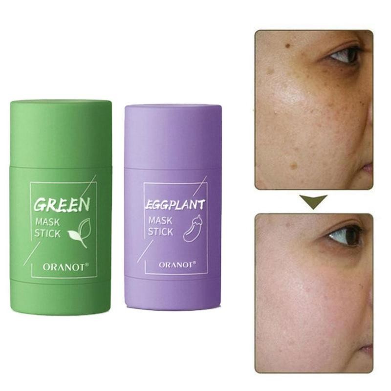 Green Tea Mask Stick Cleansing Face Clean Mask Mud  Moisturizing Purifying Face Masks Clay Stick Oil Control Skin Care