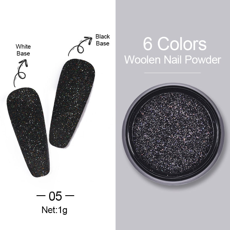 Holographics Nail Powders Laser Shiny Nail Glitters Dust Decorations For Nail Art Chrome Pigment DIY Accessories