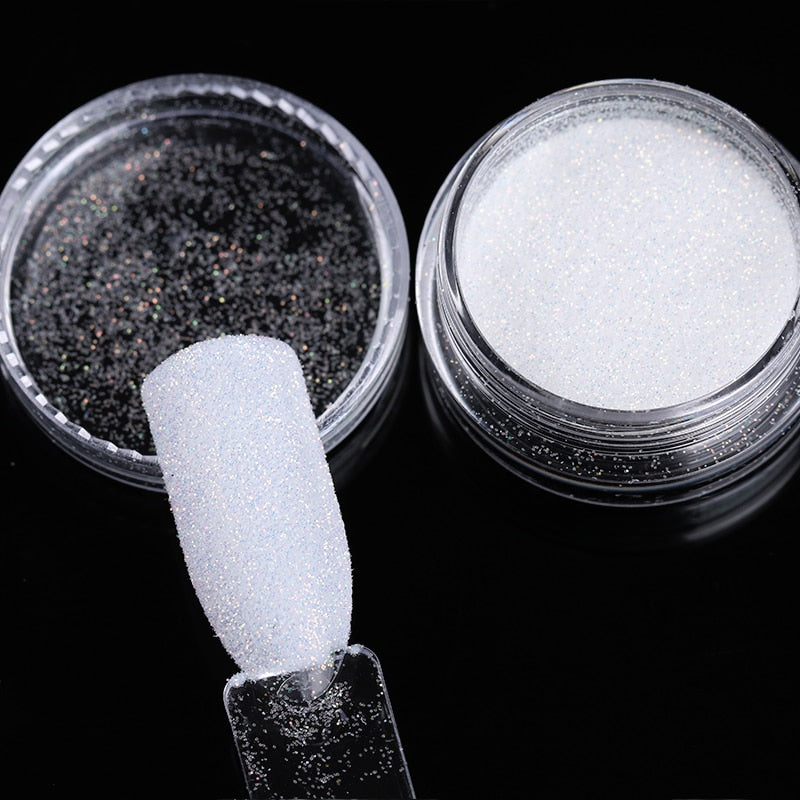 Holographics Nail Powders Laser Shiny Nail Glitters Dust Decorations For Nail Art Chrome Pigment DIY Accessories