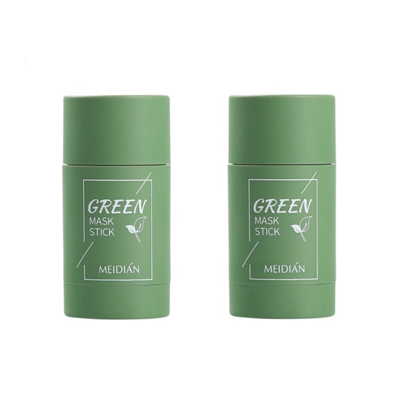 Green Tea Mask Stick Cleansing Face Clean Mask Mud  Moisturizing Purifying Face Masks Clay Stick Oil Control Skin Care