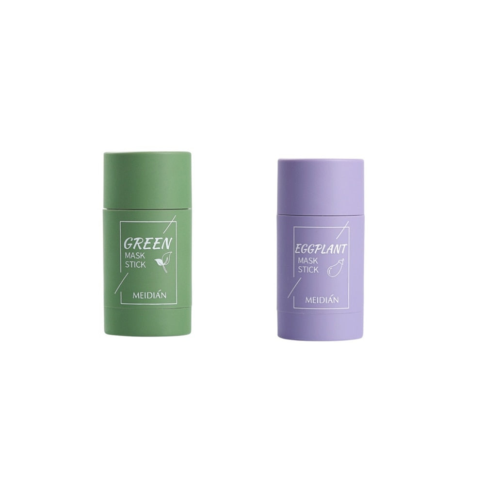 Green Tea Mask Stick Cleansing Face Clean Mask Mud  Moisturizing Purifying Face Masks Clay Stick Oil Control Skin Care
